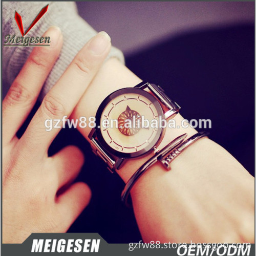Korean style fashion beatiful printing patterns dial lover watch